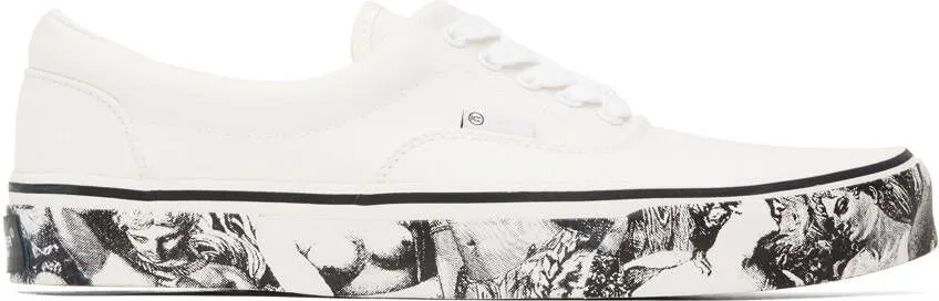 UNDERCOVER White Printed Sneakers