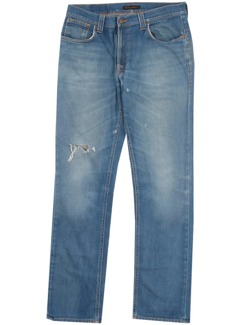 Uniform Reworks Nudie Jeans Co Thin Finn Klein Blue 34X34
