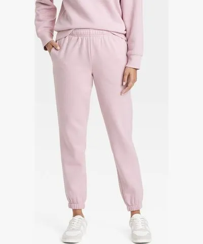 Universal Thread Women's Mid-Rise Tapered Leg Essential Joggers