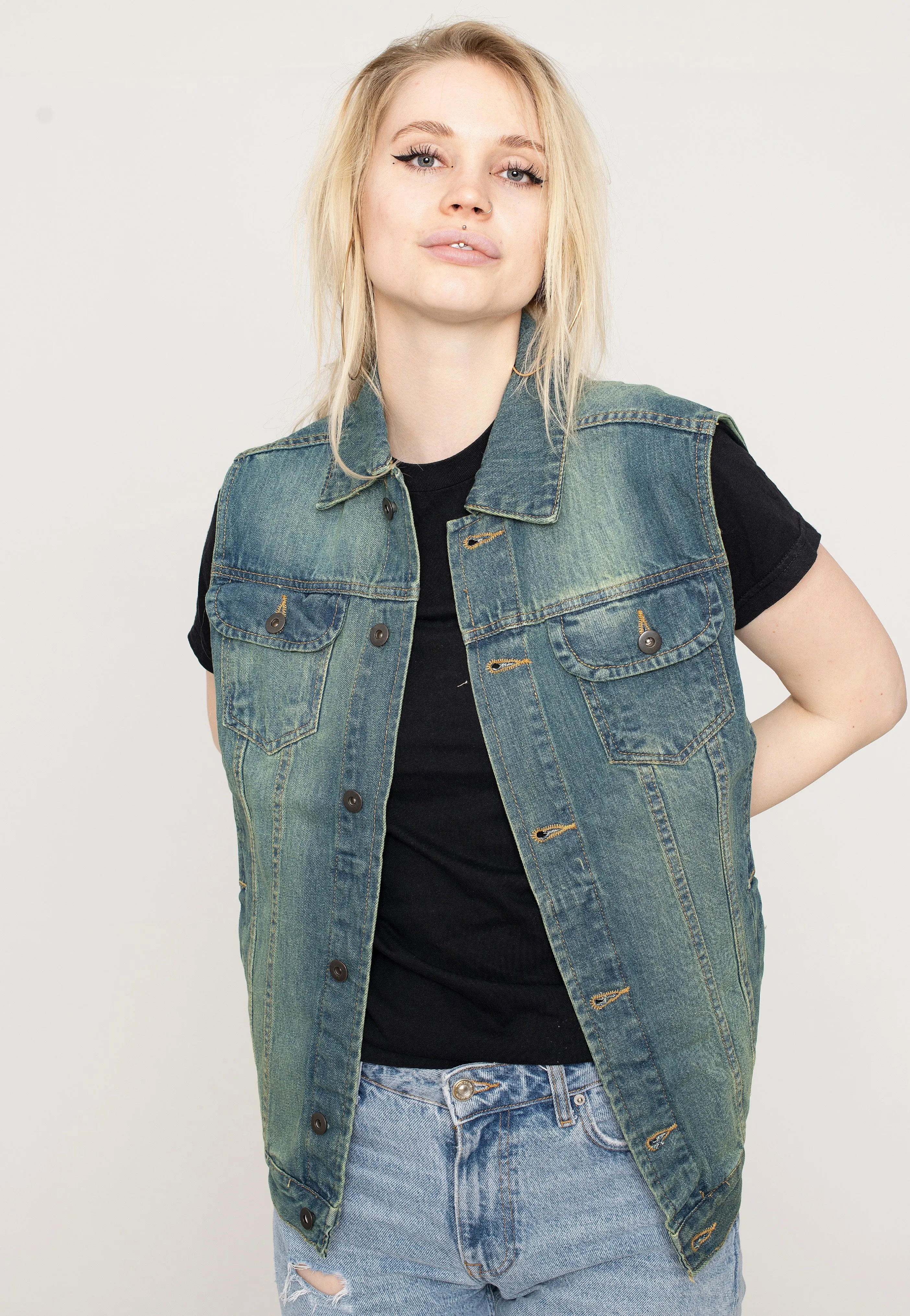 Urban Classics - Denim Lightblue - Vest