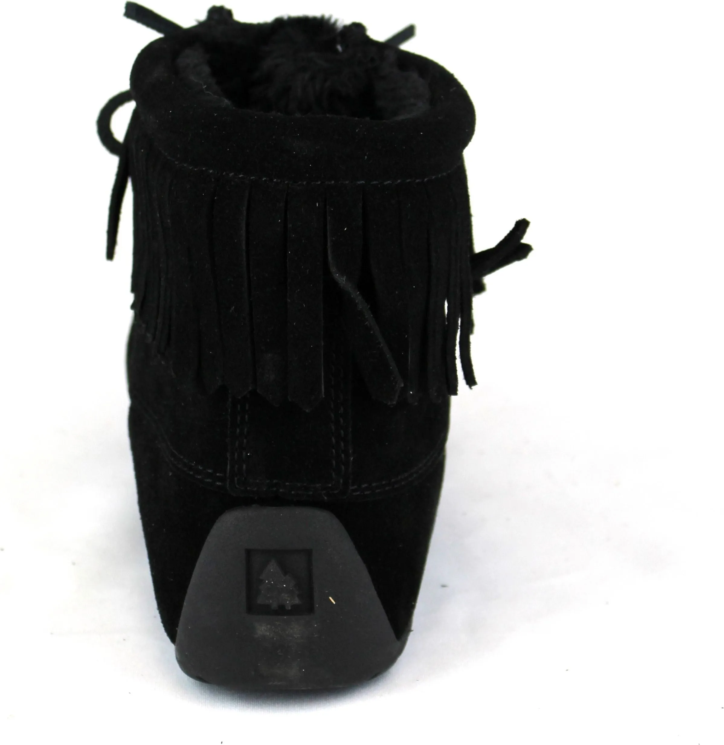 Urban Trail Short Lace up Black Suede Boot