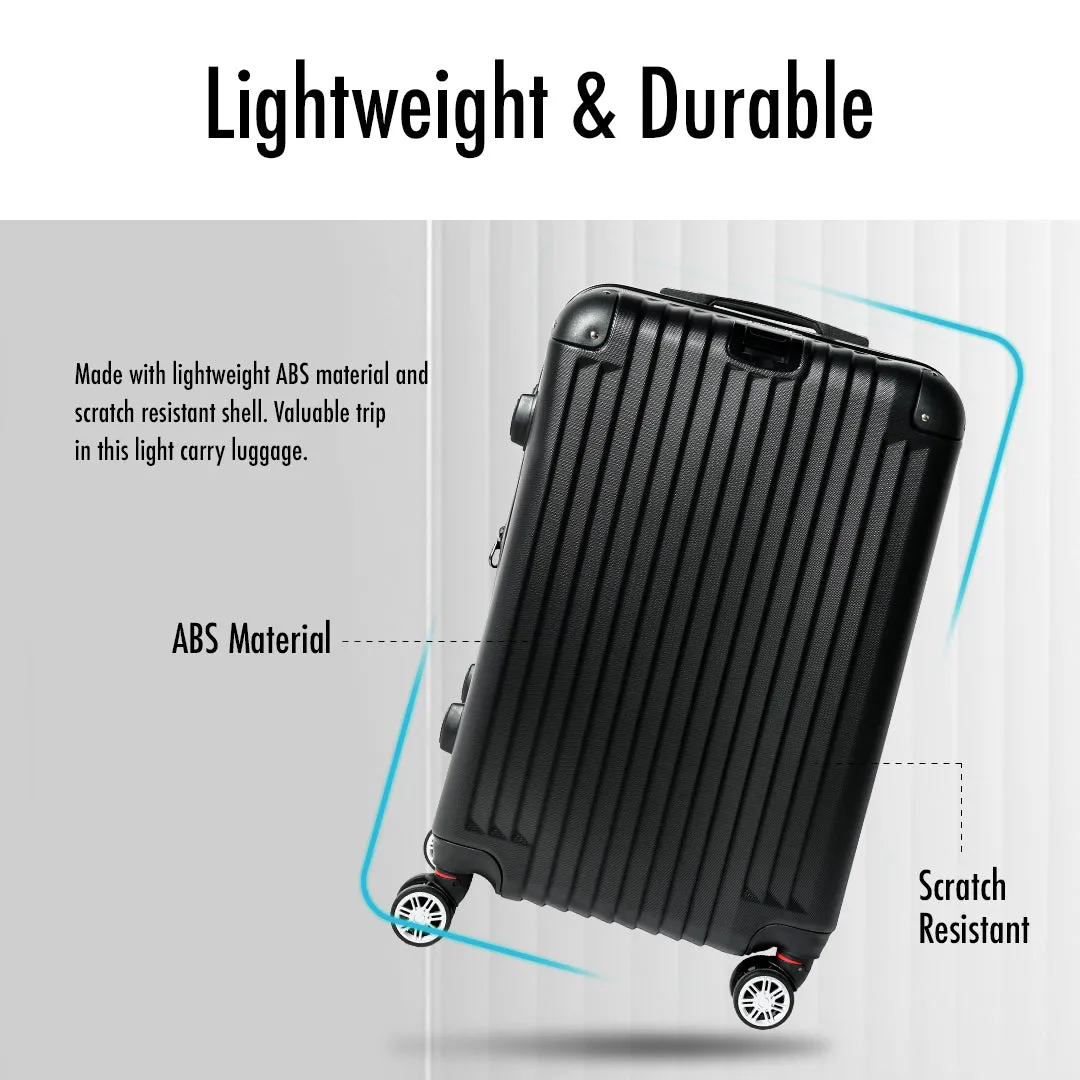 URBANlite VERTEZ  20 / 24 / 28 360° 8-Wheel Spinner | TSA Lock I Expandable |Corner Guard Hard Case Luggage