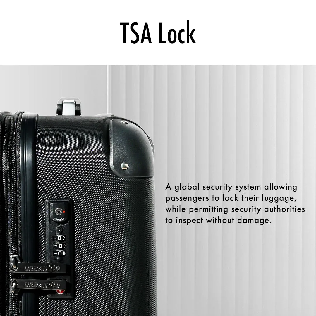 URBANlite VERTEZ  20+24 Bundle 360° 8-Wheel Spinner | TSA Lock I Expandable |Corner Guard Hard Case Luggage