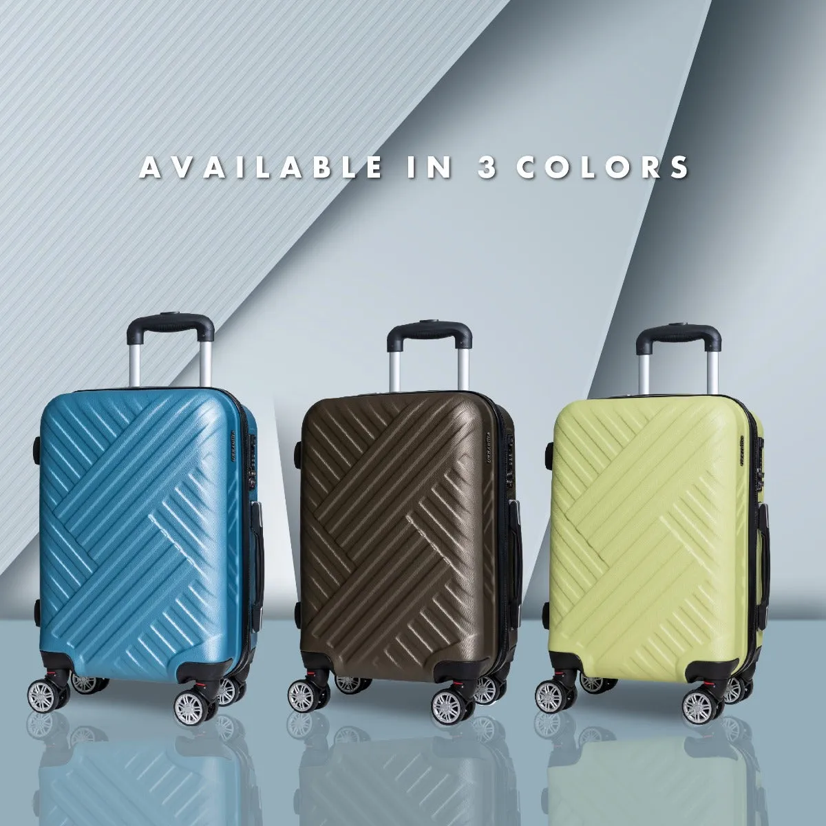 URBANlite WEAVE  20+24 Bundle 360° 8-Wheel Spinner | TSA Lock I Expandable |Hard Case Luggage
