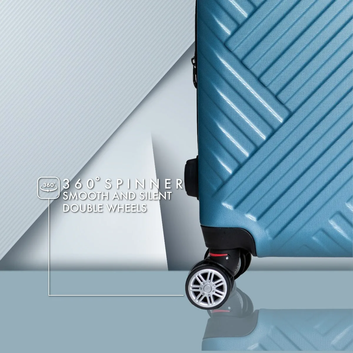 URBANlite WEAVE  20+24 Bundle 360° 8-Wheel Spinner | TSA Lock I Expandable |Hard Case Luggage