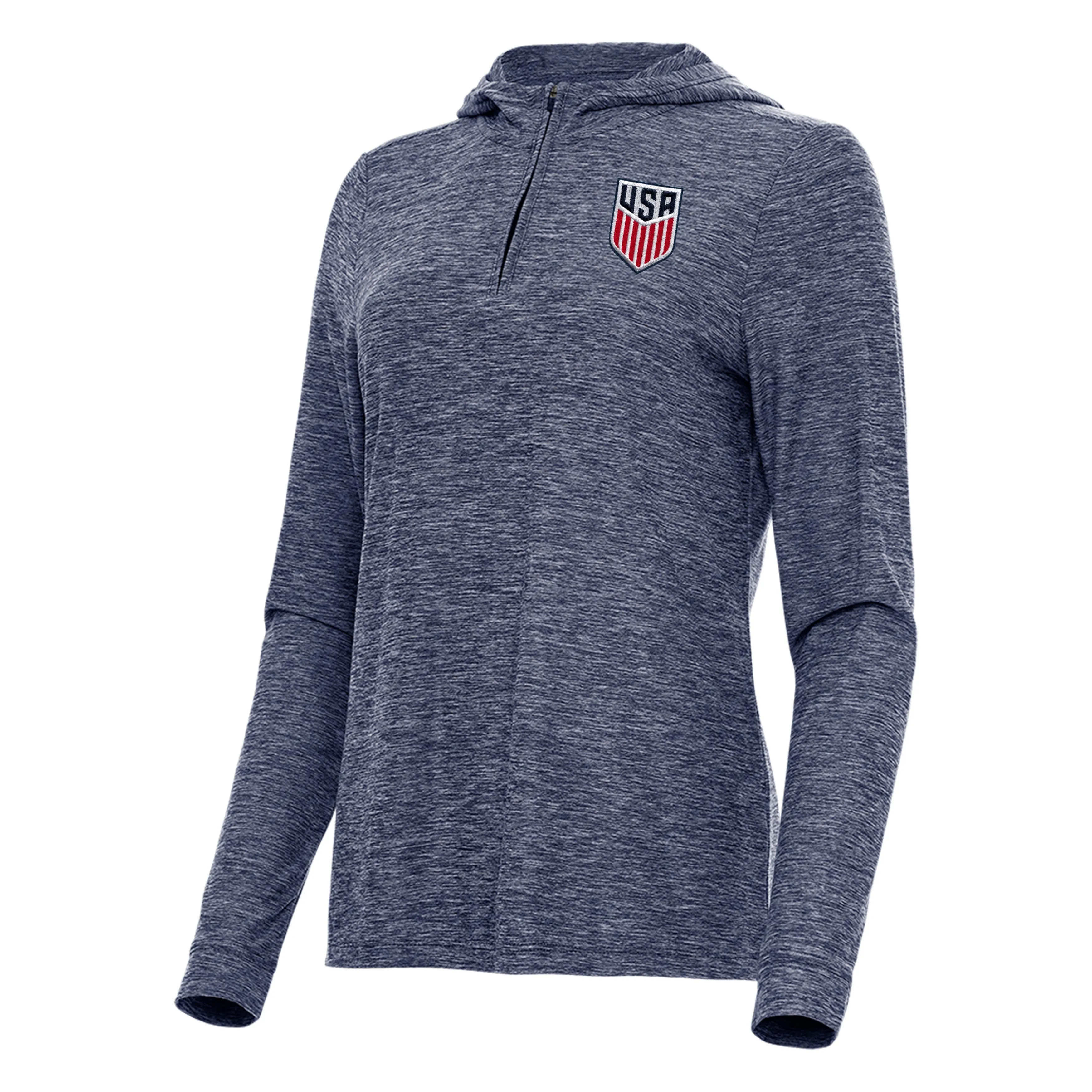 US Mens Soccer Womens Daybreak Quarter Zip Pullover