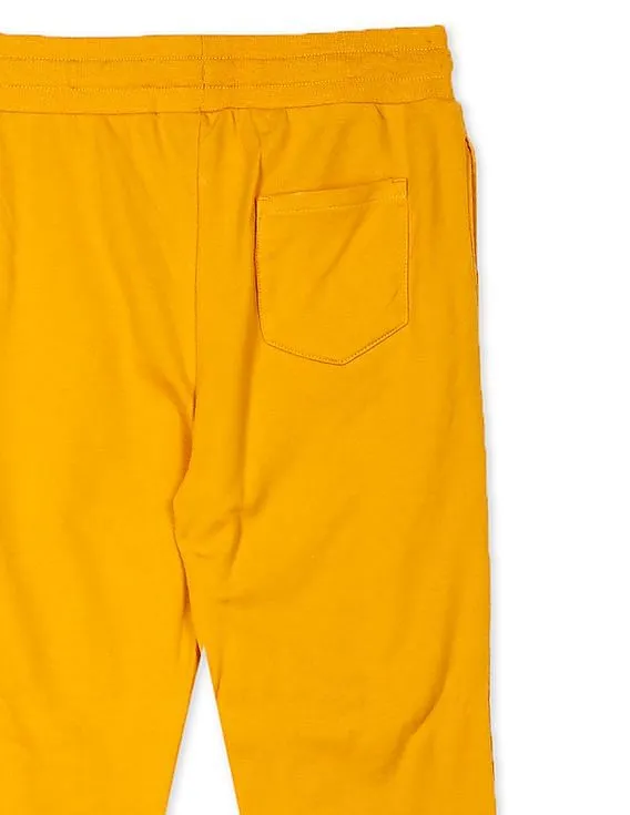 U.S. Polo Assn. Kids Elasticized Waist Solid Joggers