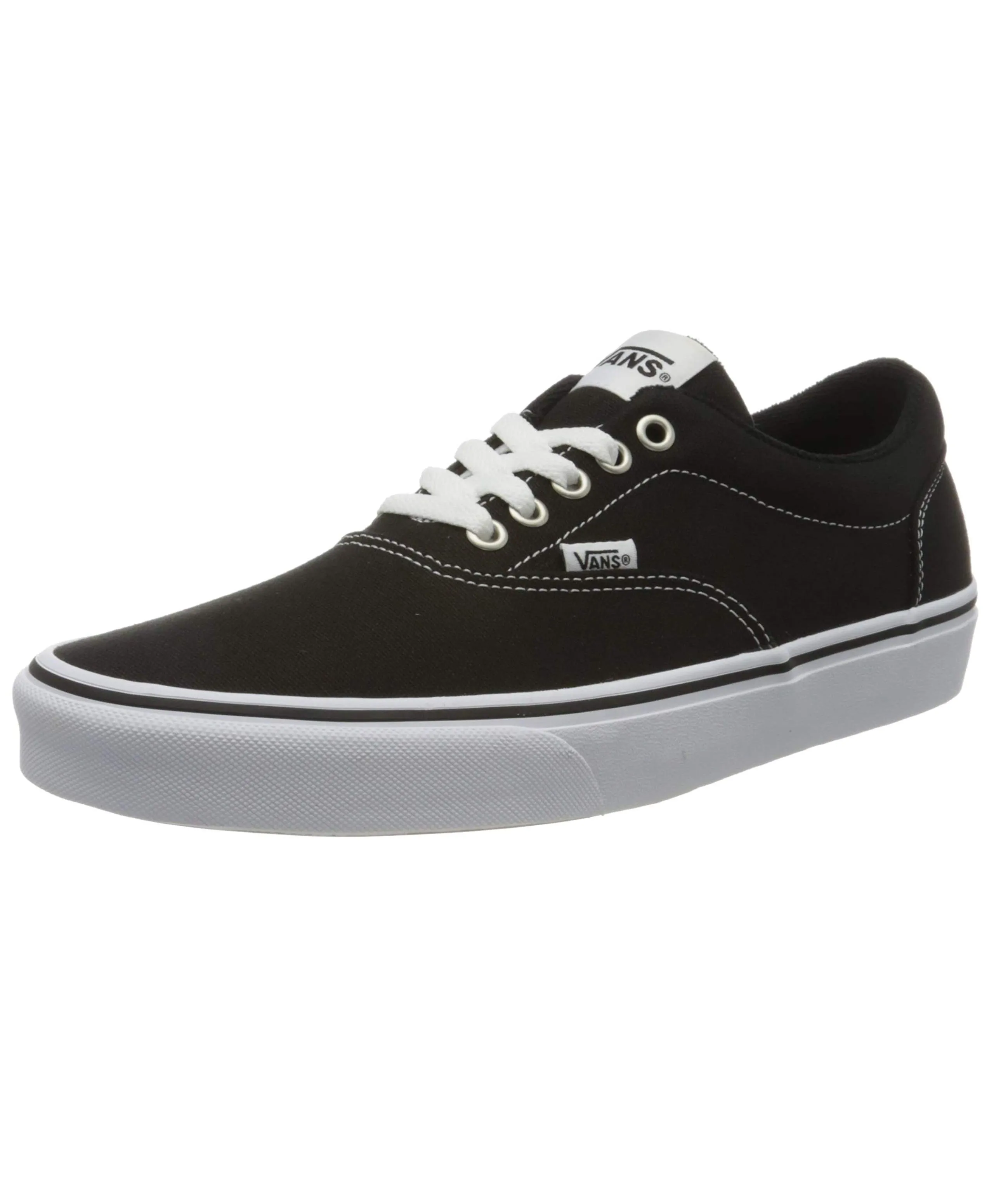 VANS Doheny Canvas Casual Trainers Black White