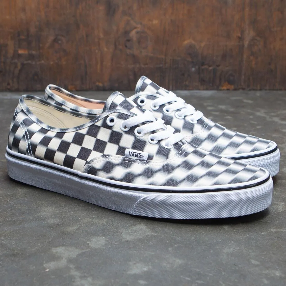 Vans Men Authentic - Blur Check (black / white)