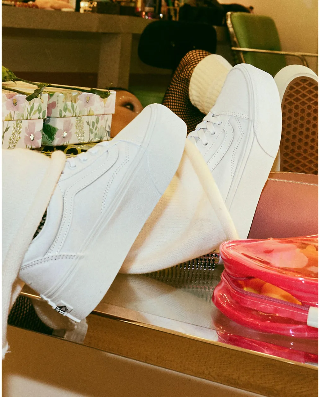 Vans Old Skool Stackform Shoe - True White
