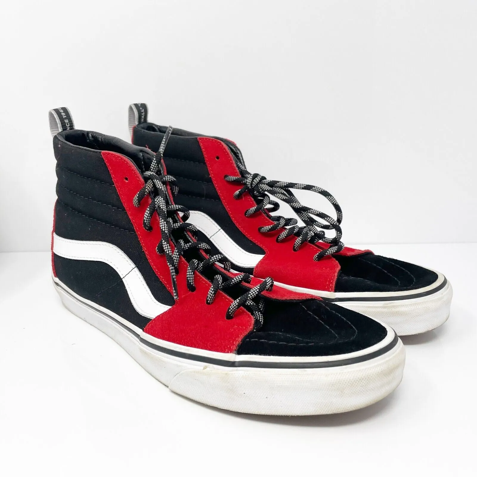 Vans Unisex Sk8 Hi 751505 Black Casual Shoes Sneakers Size M 9.5 W 11