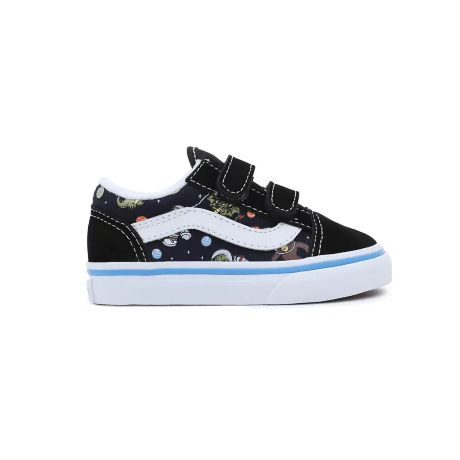 Vans Βρεφικ Old Skool Glow Φοσφοριζ Μαυρα