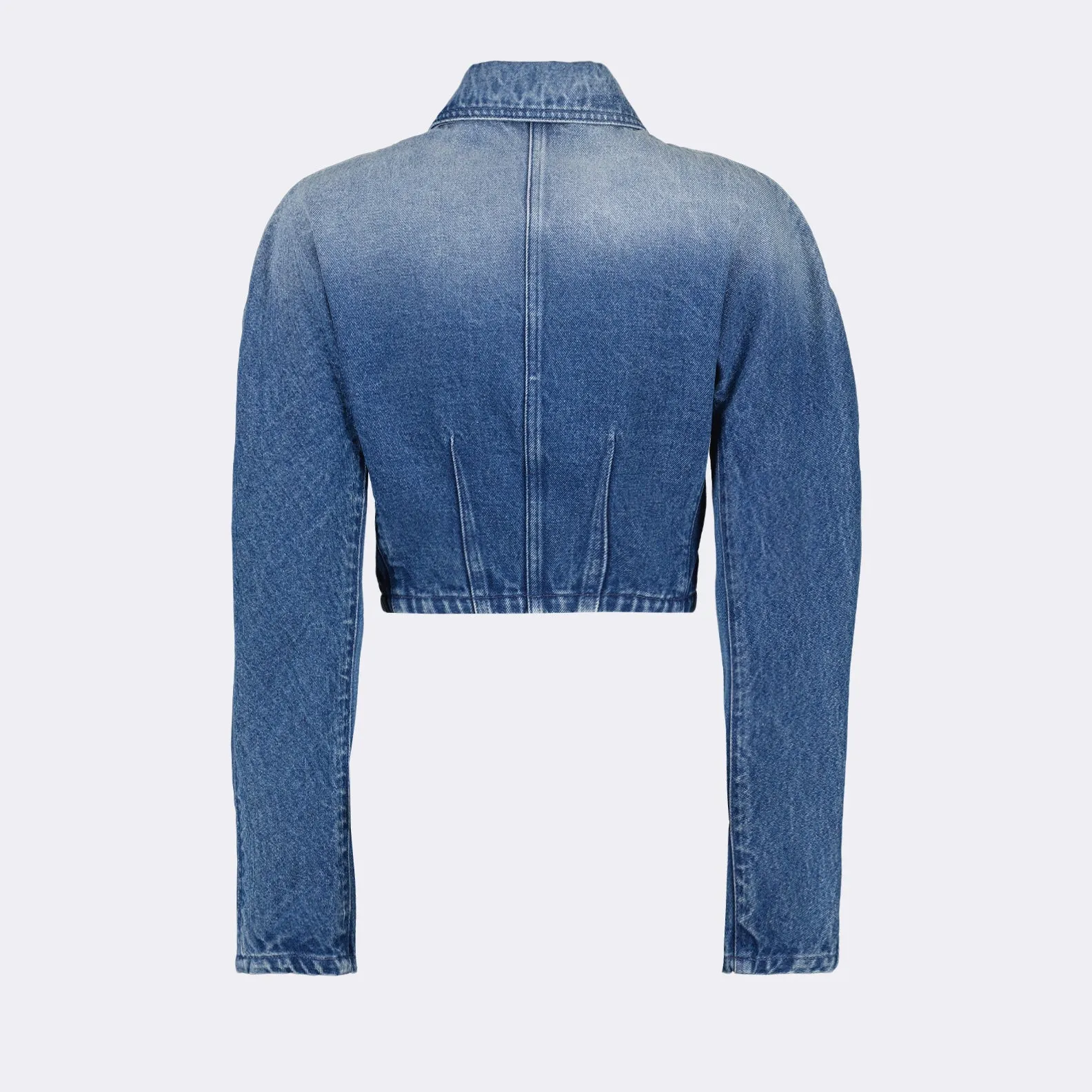 Versace Cropped Denim Jacket