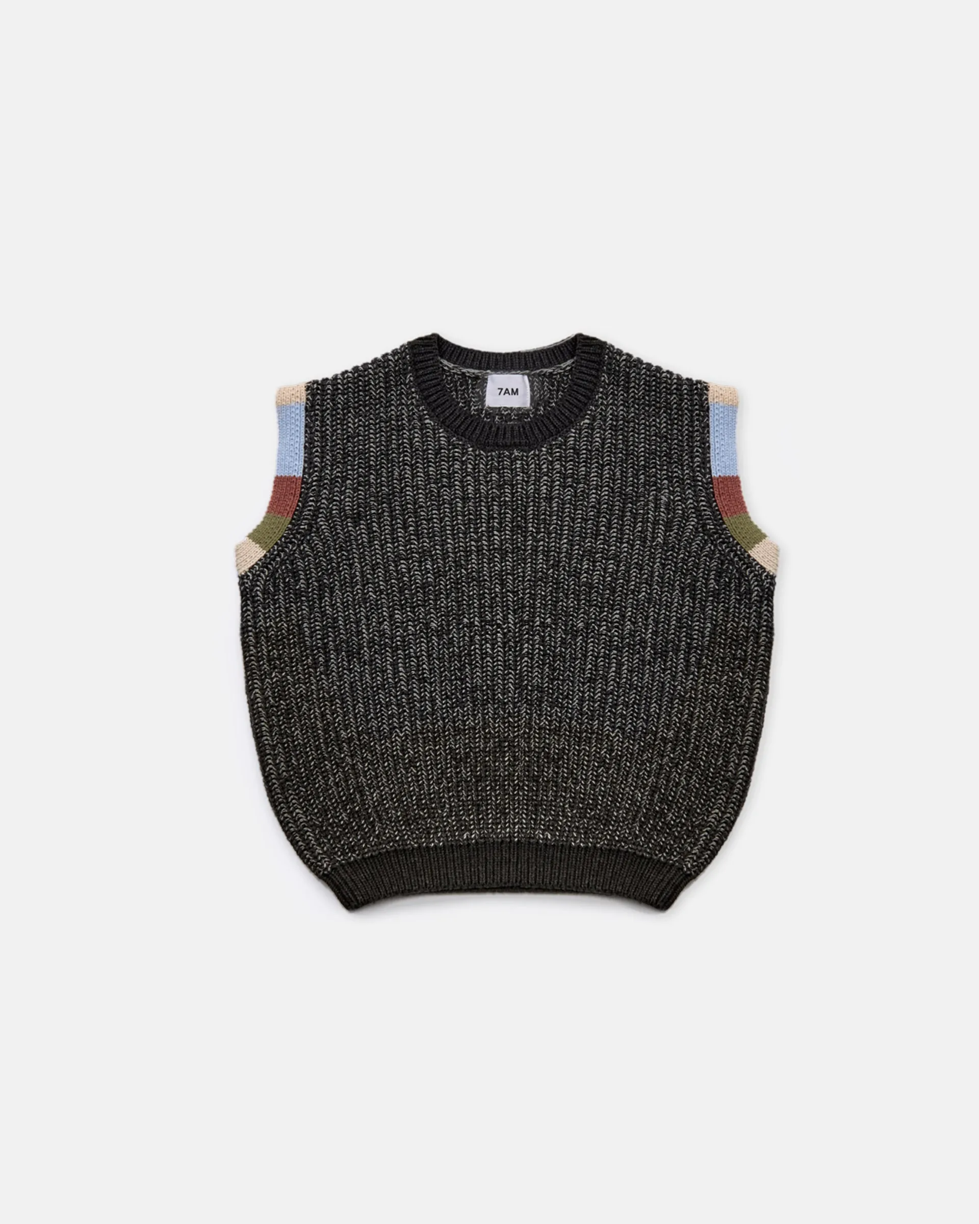 Vest - Chunky | Black Melange