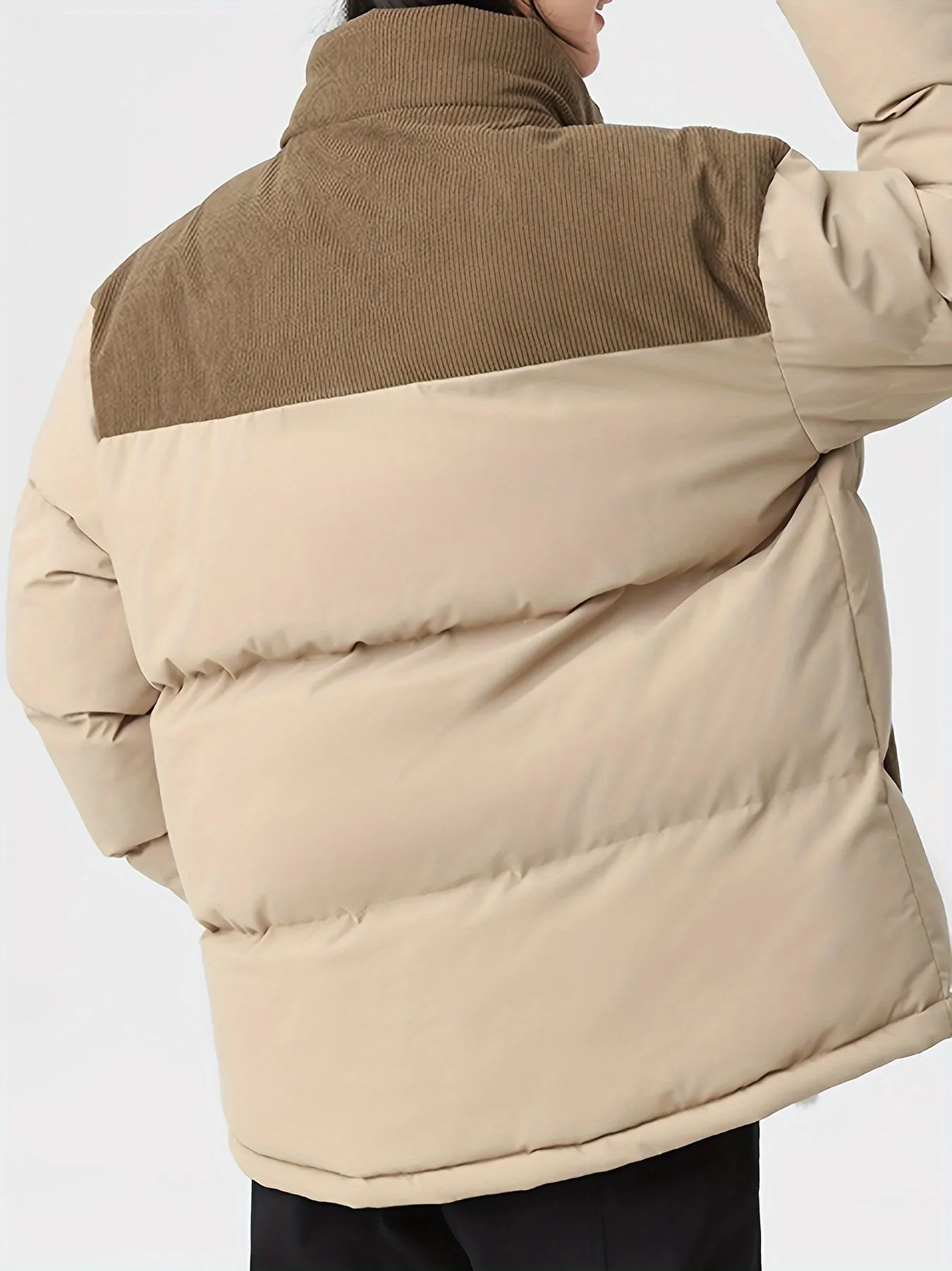 Veste Puffer Beige Confortable légante pour Homme