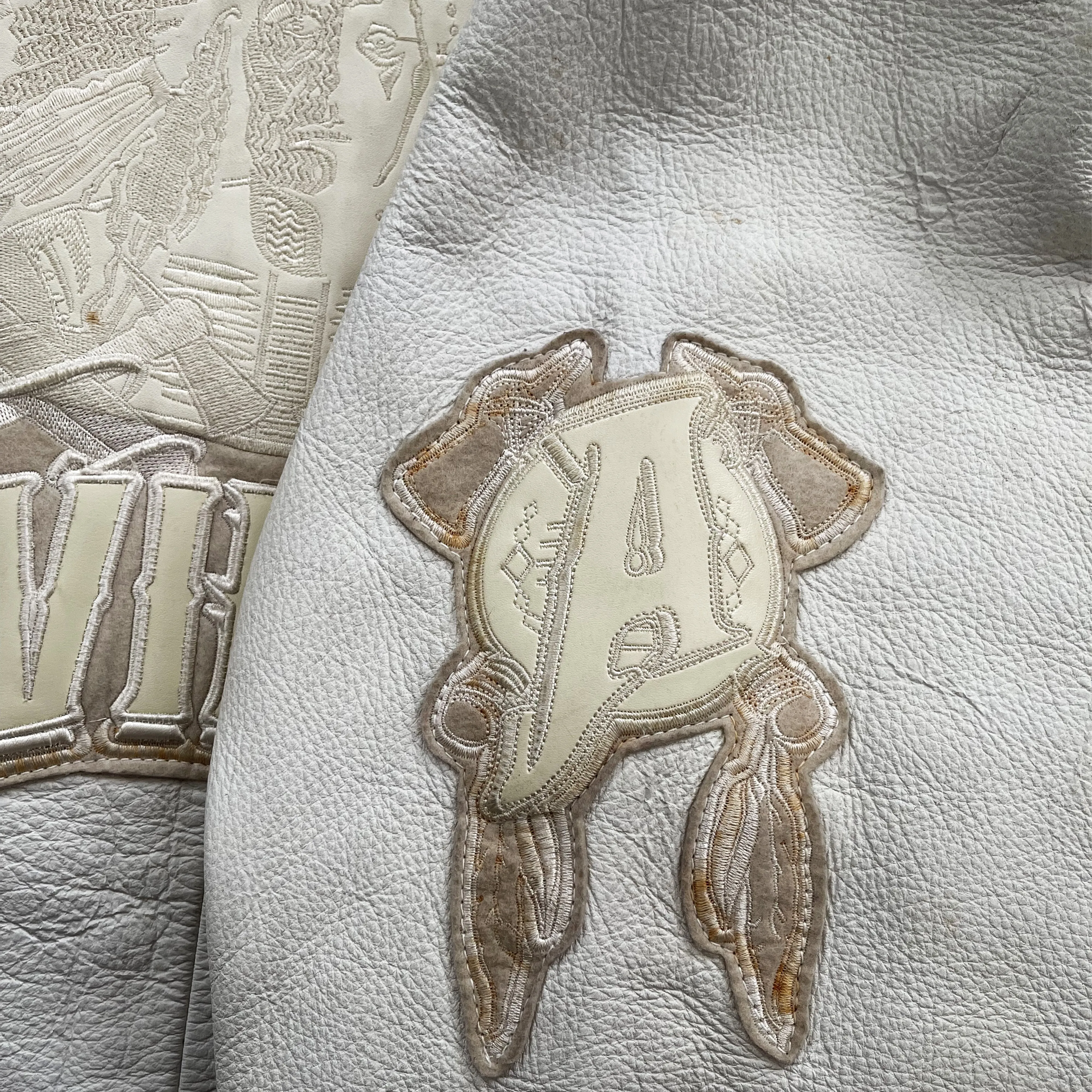 Vintage Avirex Leather Varsity Jacket