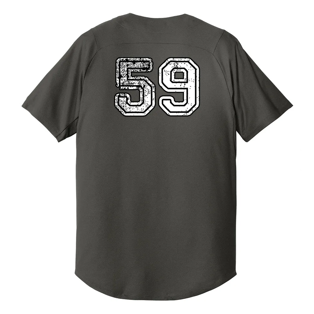 Vintage Bonamassa Baseball New Era Full Button Jersey (Unisex)