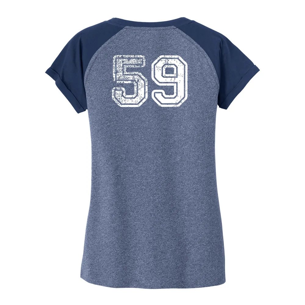 Vintage Bonamassa Baseball New Era Varsity T-Shirt (Women)
