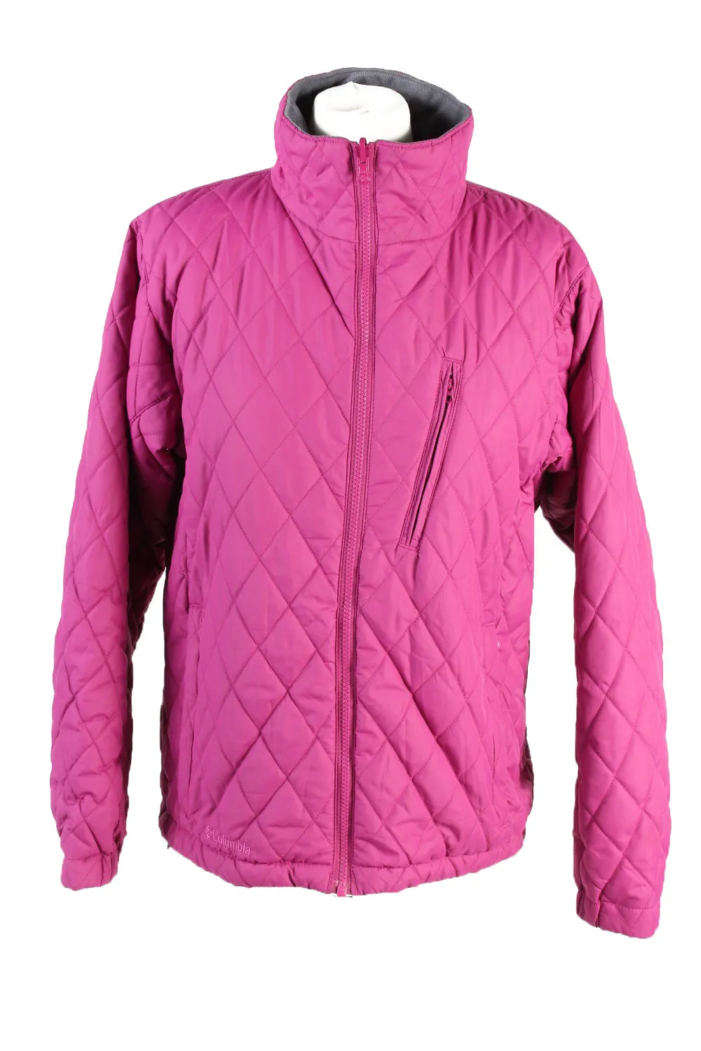 Vintage Columbia Zip Fasten Ski Snowboarding Jacket M Fuchsia - Pepper Tree London