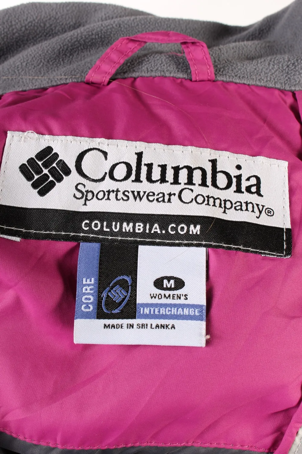 Vintage Columbia Zip Fasten Ski Snowboarding Jacket M Fuchsia - Pepper Tree London