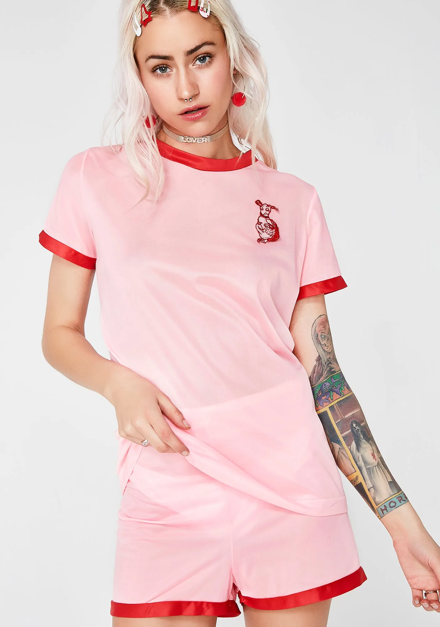 Vintage Kangaroo Momma Sleepwear Set-