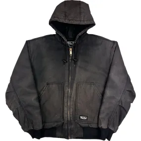 Vintage Walls Active Style Workwear Jacket Black Sunfaded