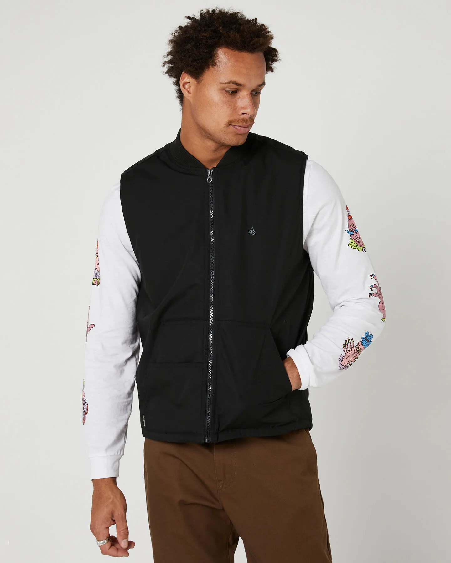 Volcom Hernan 5K Vest - Black | SurfStitch