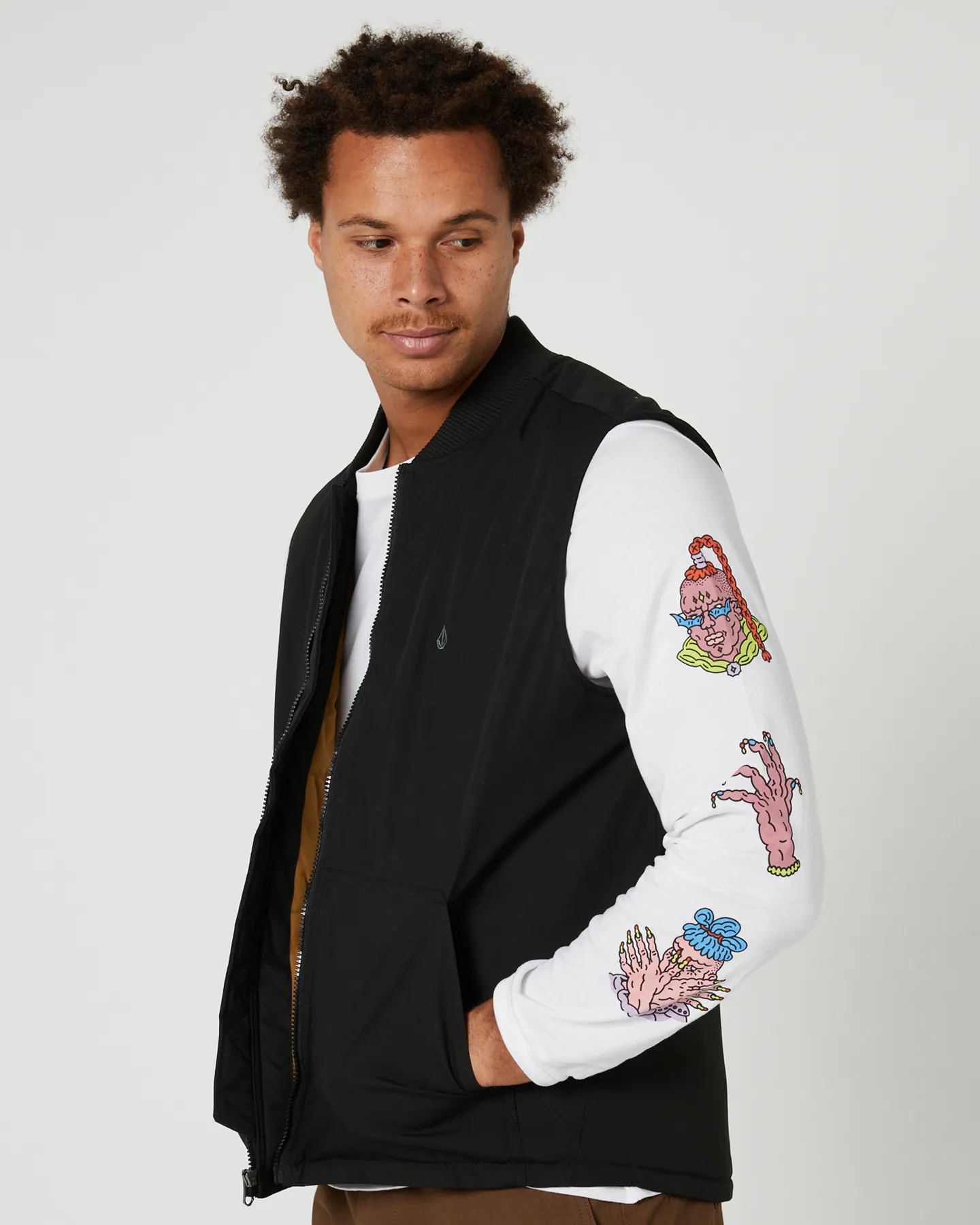 Volcom Hernan 5K Vest - Black | SurfStitch