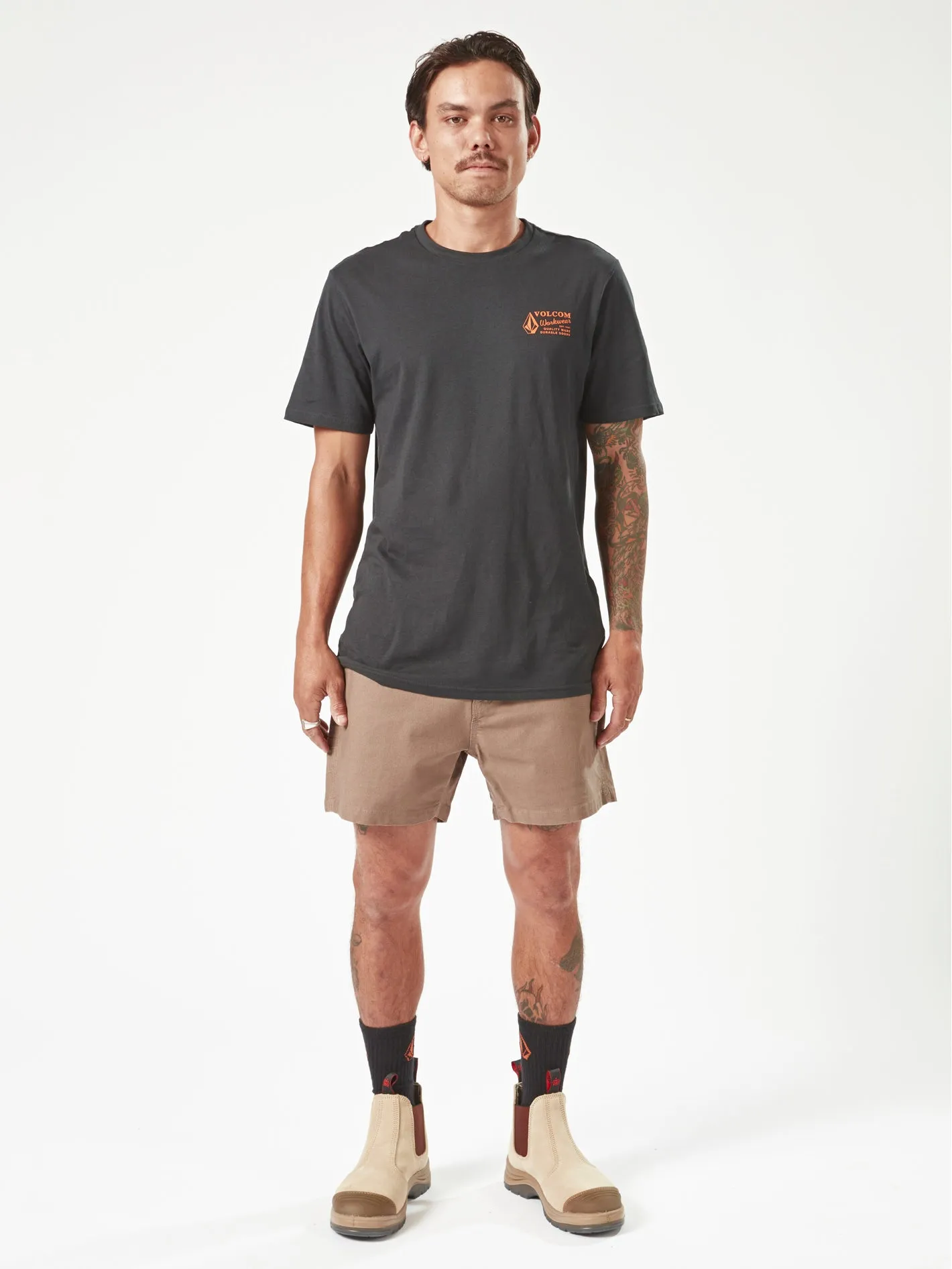 Volcom Workwear Bevel Work Shorts - Brindle