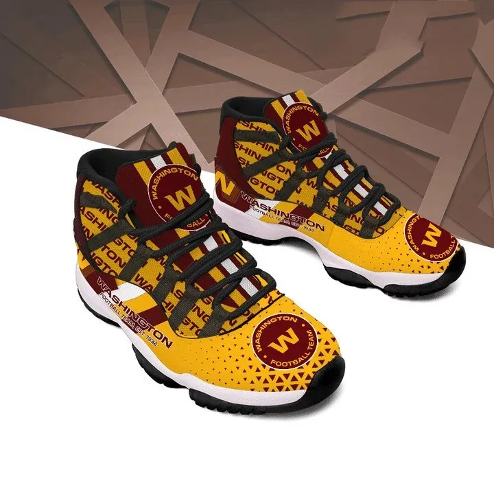 Washington Commanders Air Jordan 11 Sneakers For Men Women