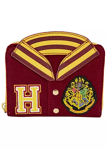 WB Harry Potter Gryffindor Varsity Zip Around Wallet by Loungefly | Look Again