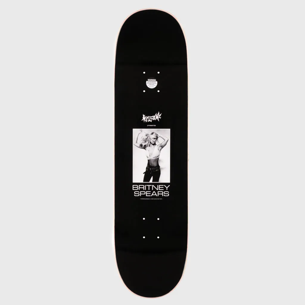 Welcome Skateboards - 8.5 Britney Spears Snake Skateboard Deck - Black / Pink Foil