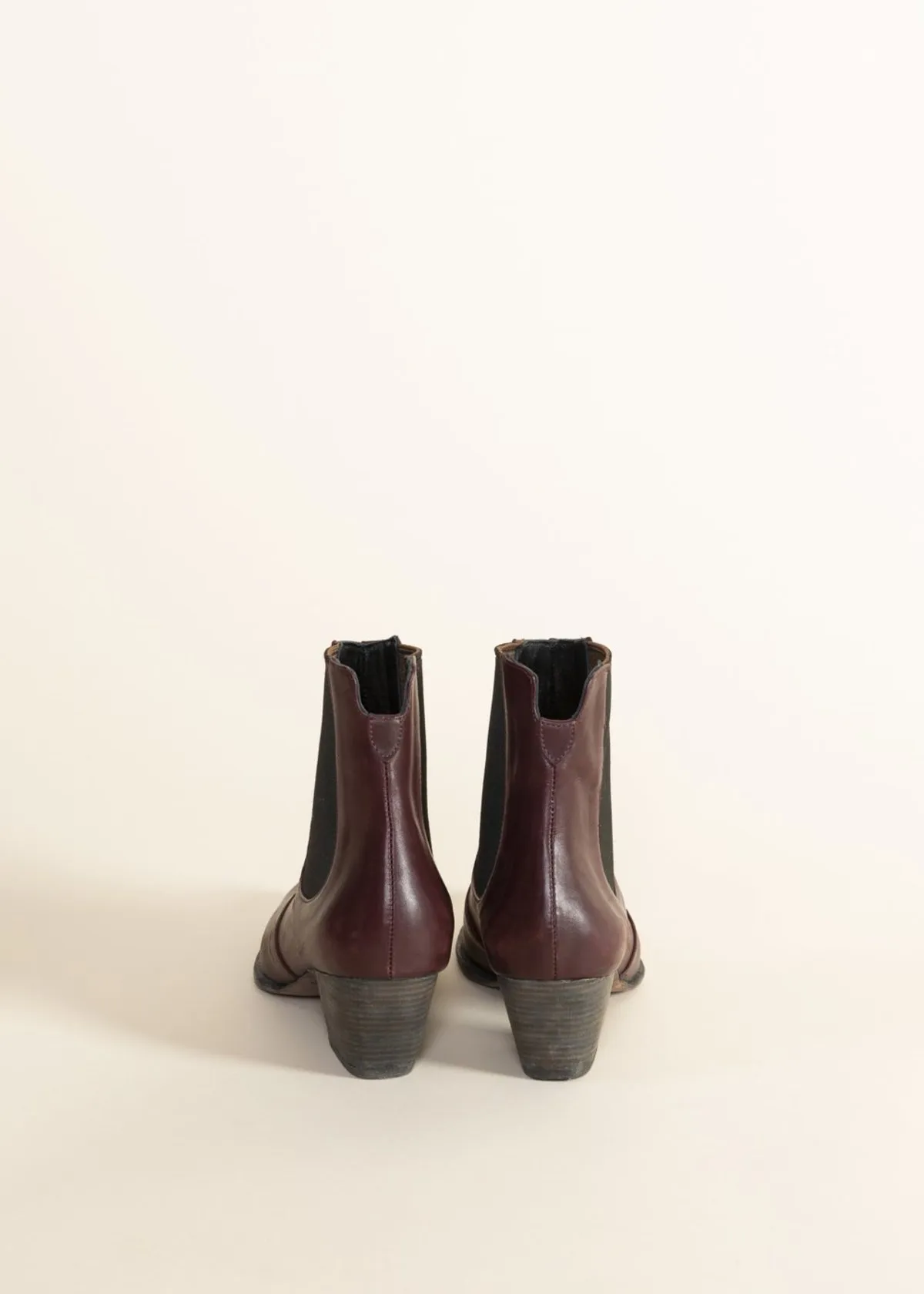 West Ankle Boot - burgundy