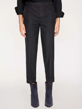 Westport Brushed Pant - Dark Charcoal Melange