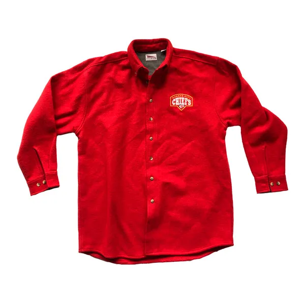WESTSIDE STOREY VINTAGE | VINTAGE 90'S PROELITE THICK WOOL CHIEFS BUTTON UP JACKET