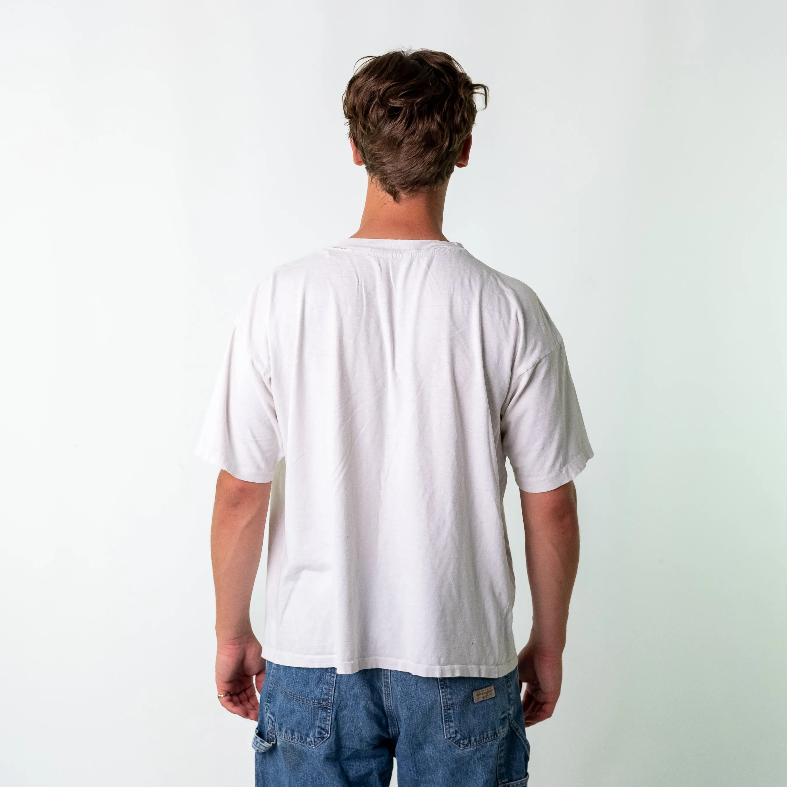 White 90s Unbranded Baseball World Series 1992 Oversized Single Stitch T-Shirt (XL)