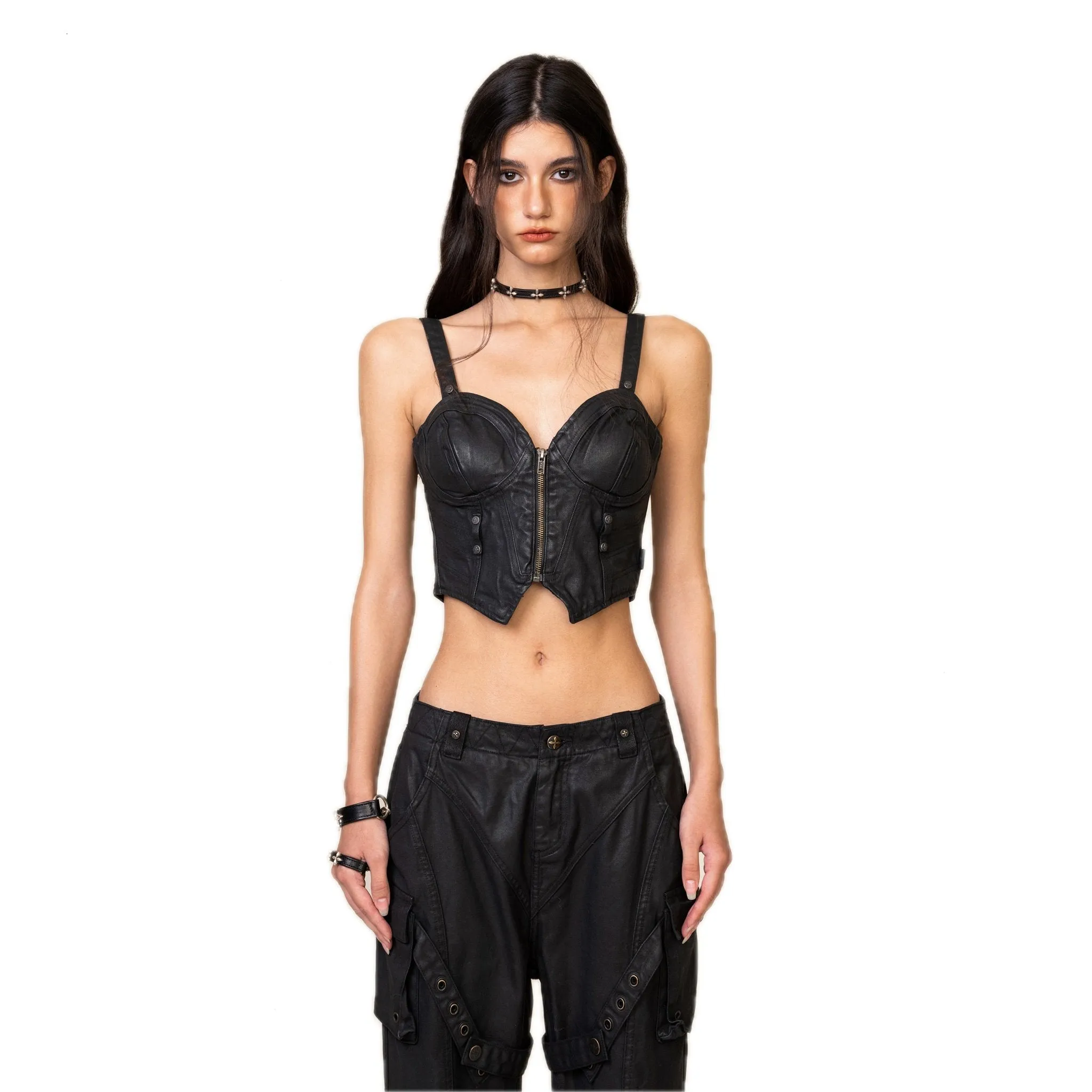 WildWorld Rider Waxed Vest Top-