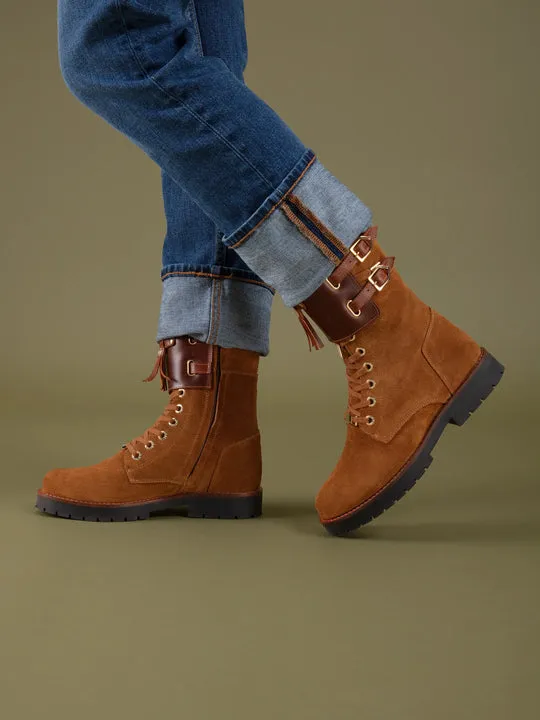 Windsor       40% Off   |   Save £130  tan Combat Boots