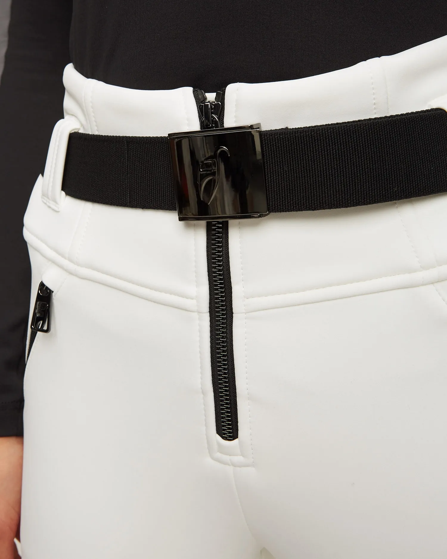 Women's white ski trousers Toni Sailer Olivia 102226-201