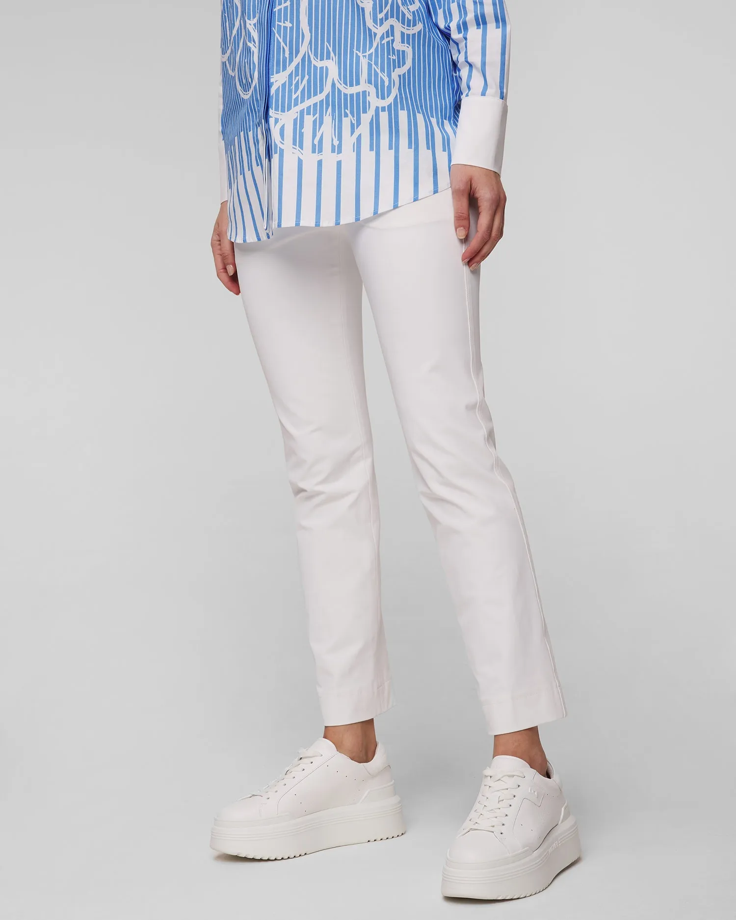 Women's white trousers Sportalm 1716521061-1