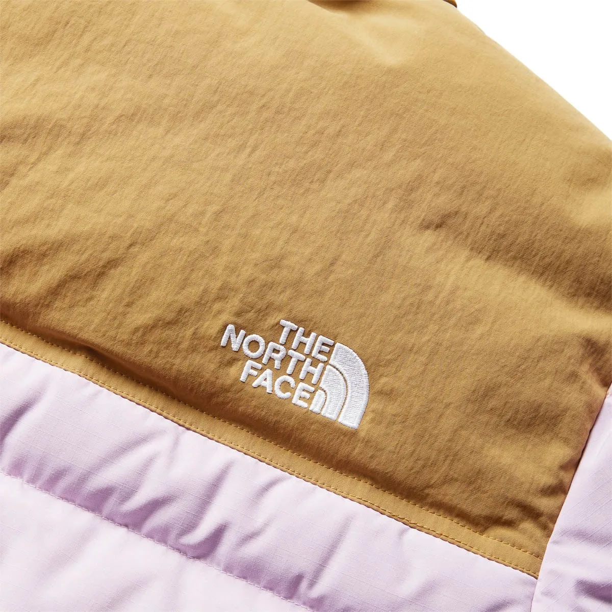 WOMEN'S 90 LOW-FI HI-TEK NUPTSE JACKET LUPINE/UTILITY BROWN | Bodega