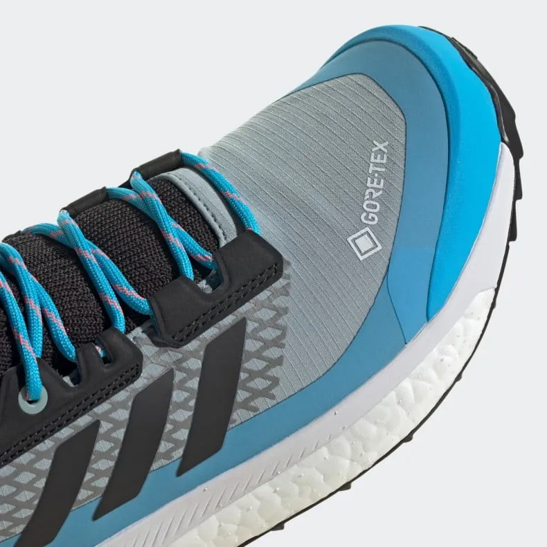 Women's adidas TERREX Free Hiker GORE-TEX (Magic Grey/Core Black/Sky Rush)