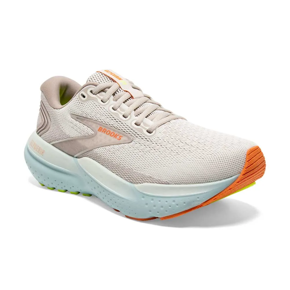 Women's Glycerin 21 Running Shoe - Coconut/Aqua/Autumn Sunset - Wide (D)