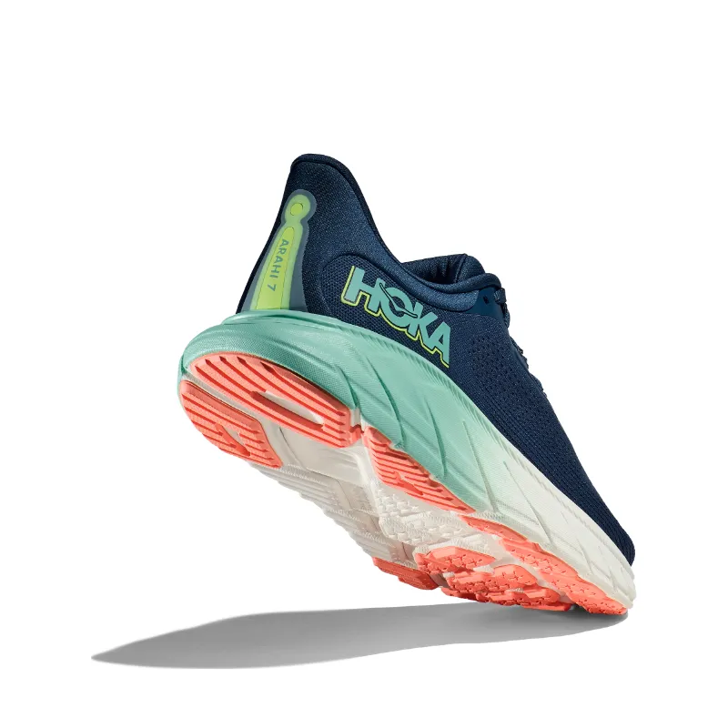 Women’s HOKA Arahi 7 – Midnight/Seafoam (MSF)