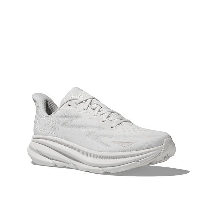 Womens Hoka Clifton 9 in White/White