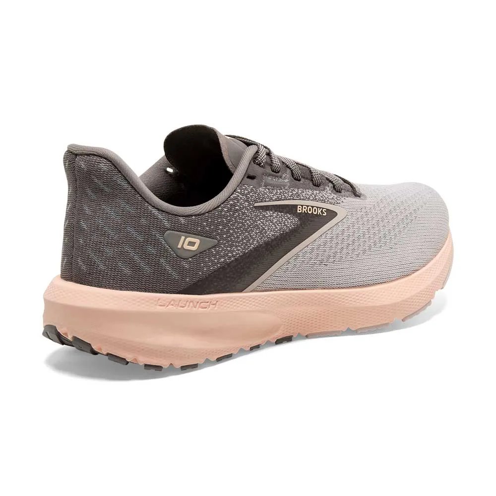 Women's Launch 10 Running Shoe - Grey/Crystal Grey/Pale Peach - Regular (B)