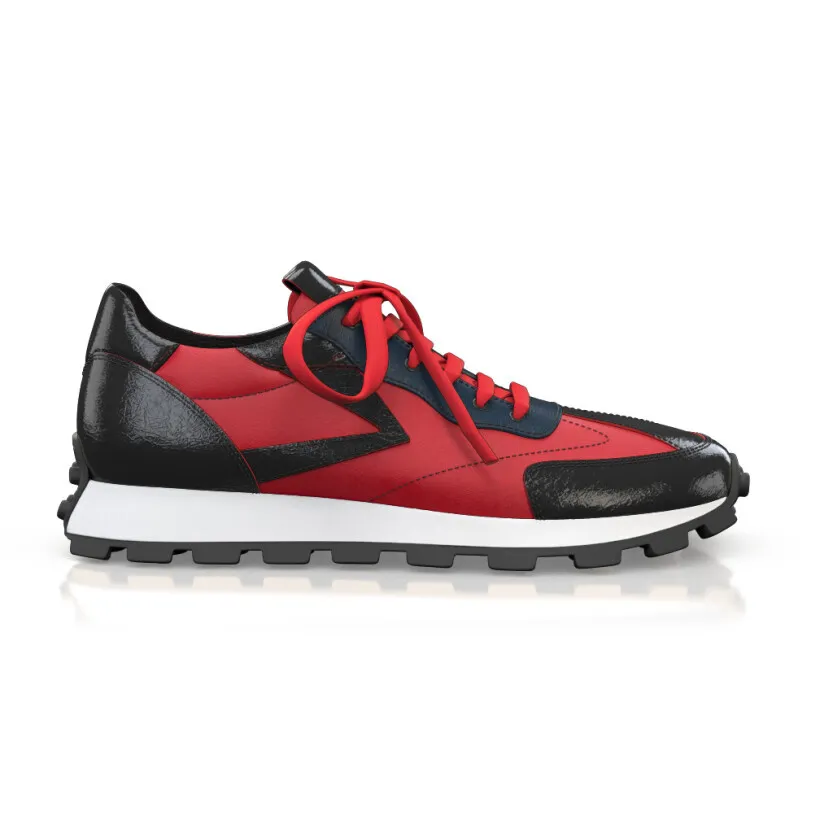 Women's Leather Running Sneakers 56930