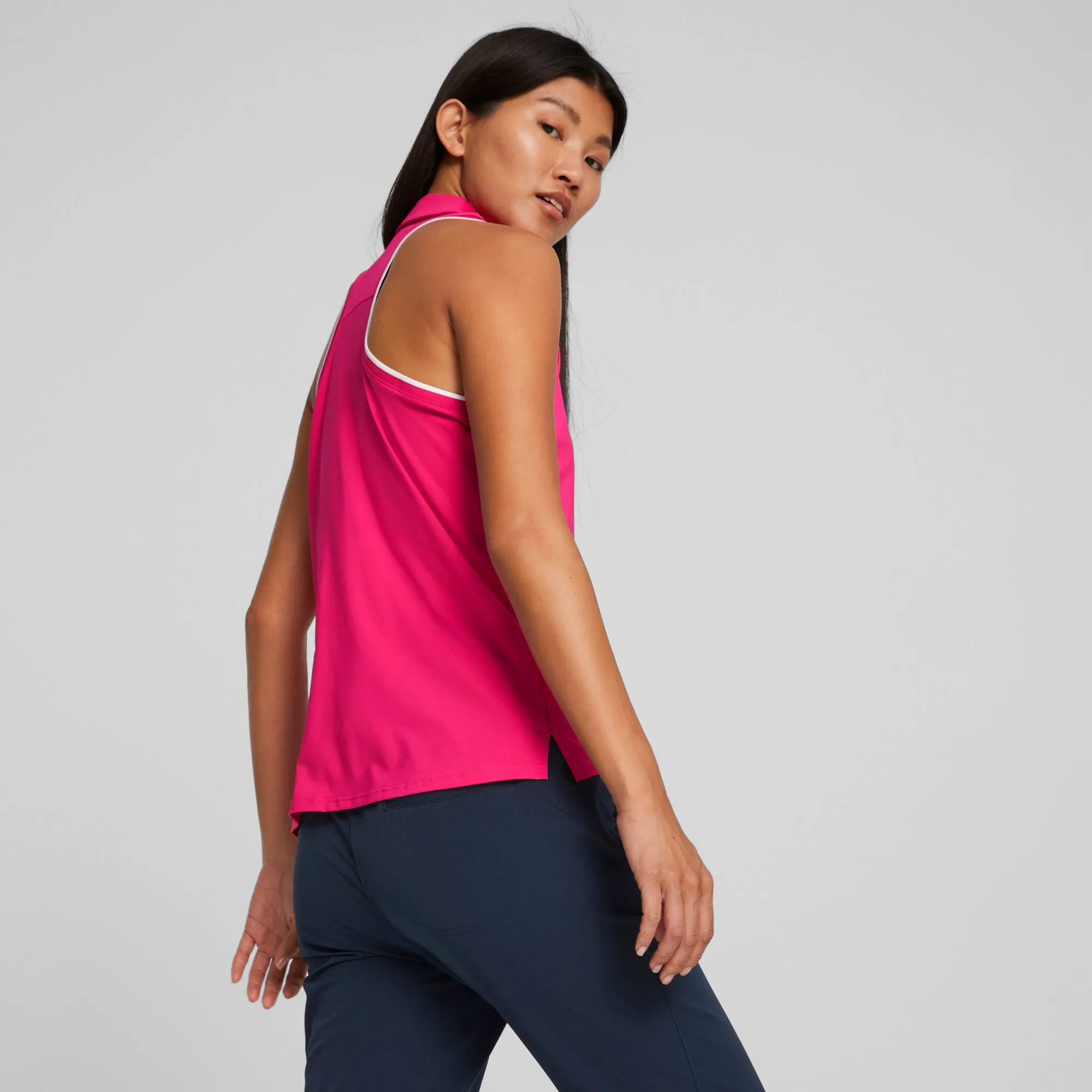 Women's MATTR Peak Sleeveless Golf Polo