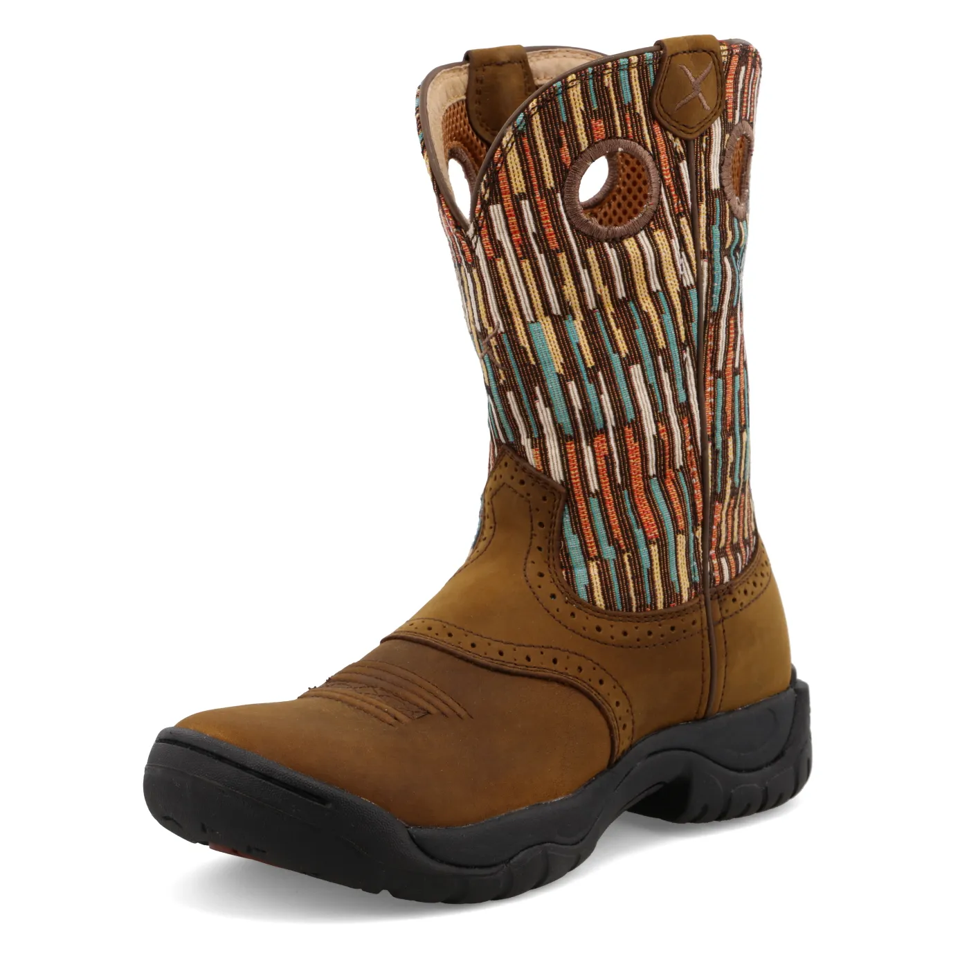 Women’s Twisted X All Around Work Boot – Brown & Brown Multi WAB0013