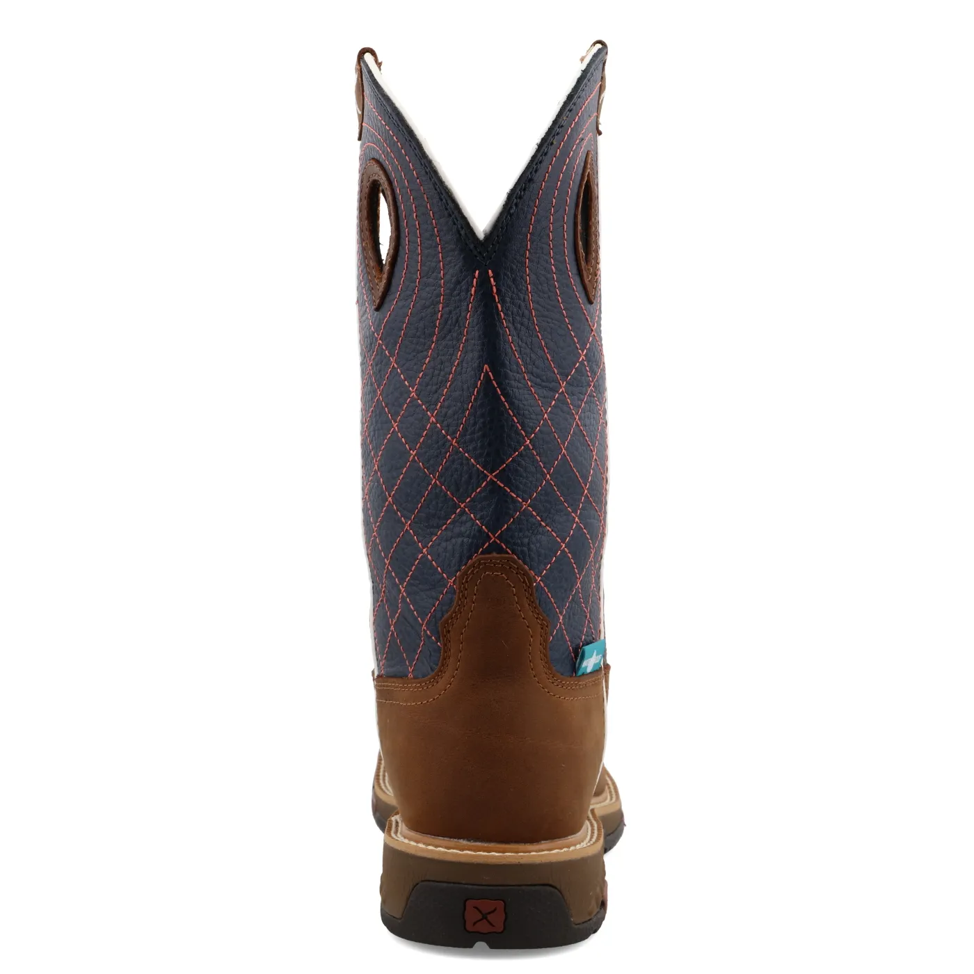Women’s Twisted X Western Work Boot – Brown & Navy WXBAW01